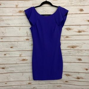 Trixxi Royal Blue Low Back Bodycon Dress NWT